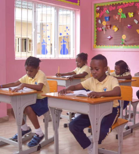 Students in classroom